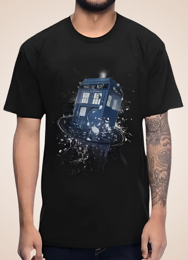 Steampunk Doctor Who Tardis Shirt - Steampunk Australia