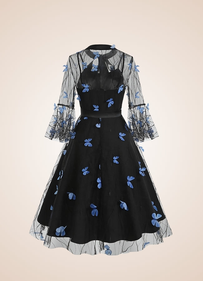 Steampunk Elegant Mesh Dress - Steampunk Australia