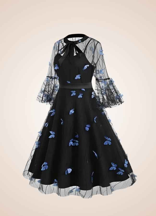 Steampunk Elegant Mesh Dress - Steampunk Australia