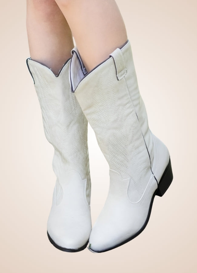Steampunk Embroidery Cowboy Boots - Steampunk Australia