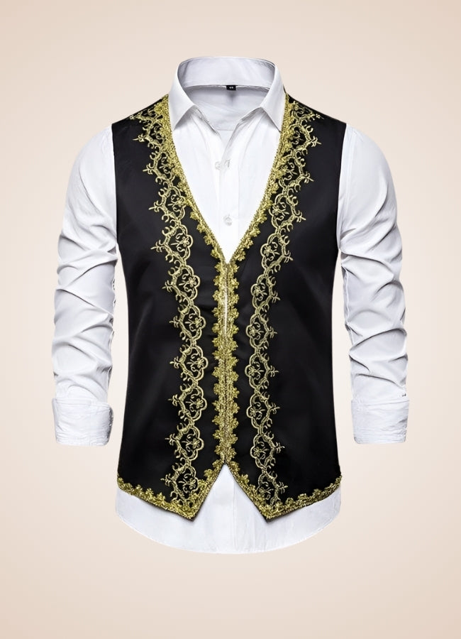 Steampunk Embroidery Vest - Steampunk Australia