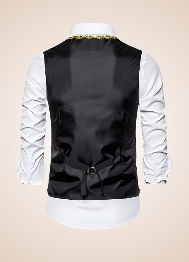 Steampunk Embroidery Vest - Steampunk Australia