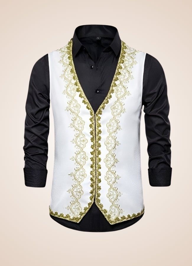 Steampunk Embroidery Vest - Steampunk Australia