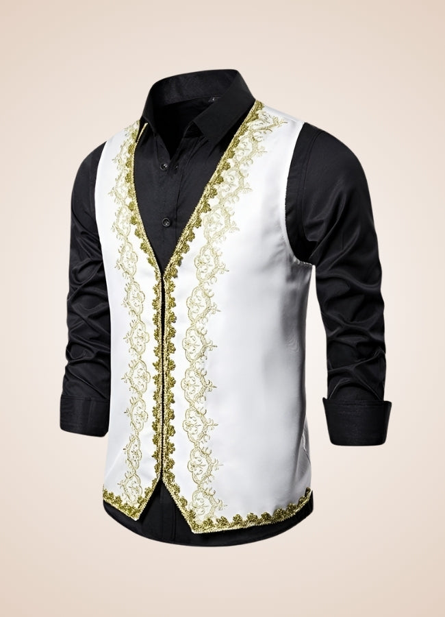 Steampunk Embroidery Vest - Steampunk Australia