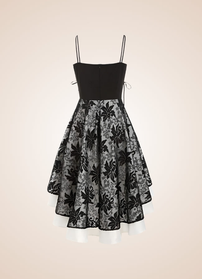 Steampunk Floral Lace Dress - Steampunk Australia