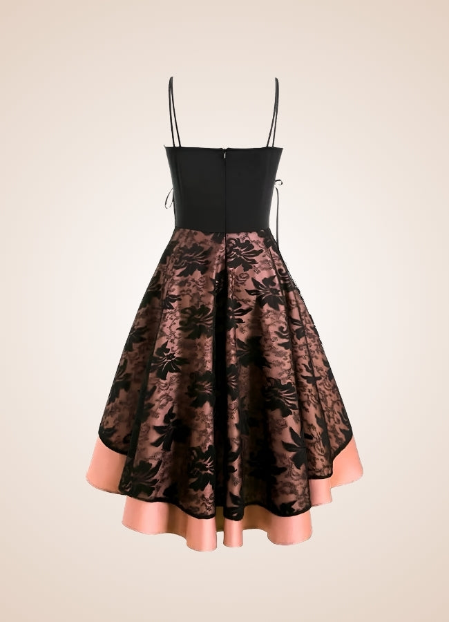 Steampunk Floral Lace Dress - Steampunk Australia