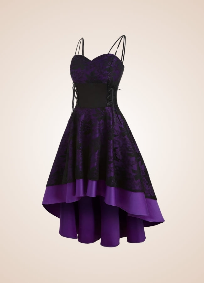 Steampunk Floral Lace Dress - Steampunk Australia