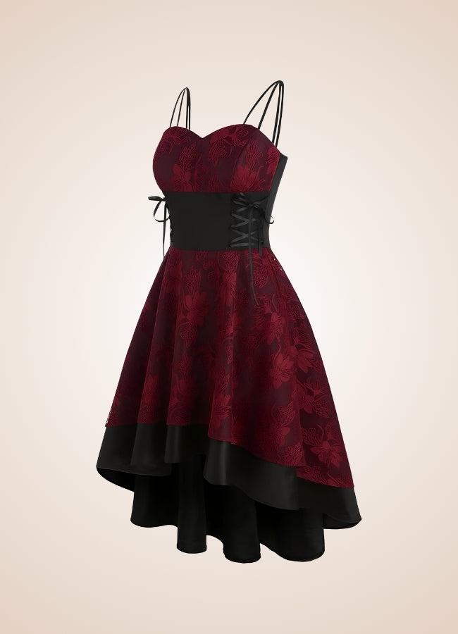 Steampunk Floral Lace Dress - Steampunk Australia