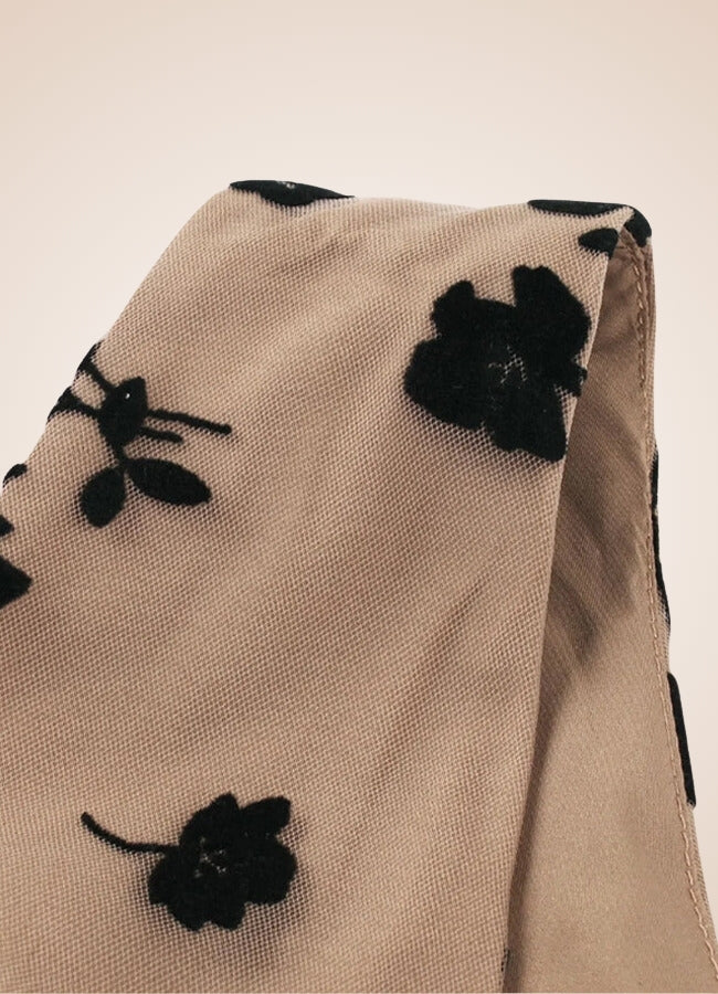 Steampunk Floral Mesh Dress - Steampunk Australia