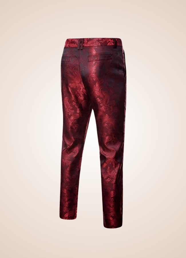 Steampunk Floral Pattern Pants - Steampunk Australia