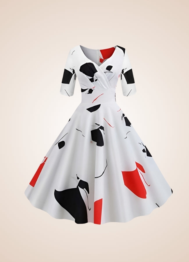Steampunk Flower Print Dress - Steampunk Australia