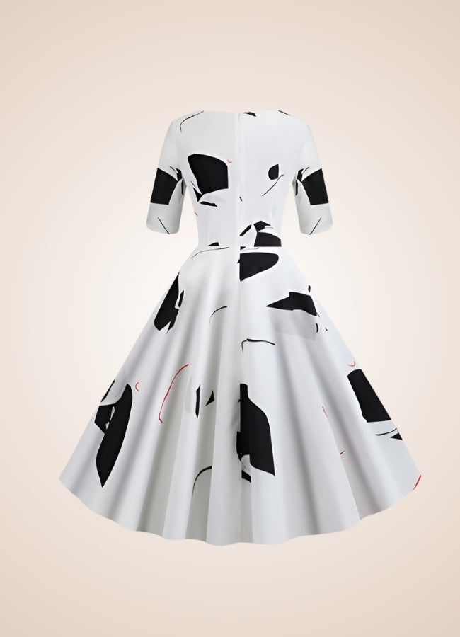 Steampunk Flower Print Dress - Steampunk Australia