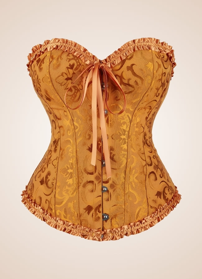 Steampunk Golden Bustier - Steampunk Australia
