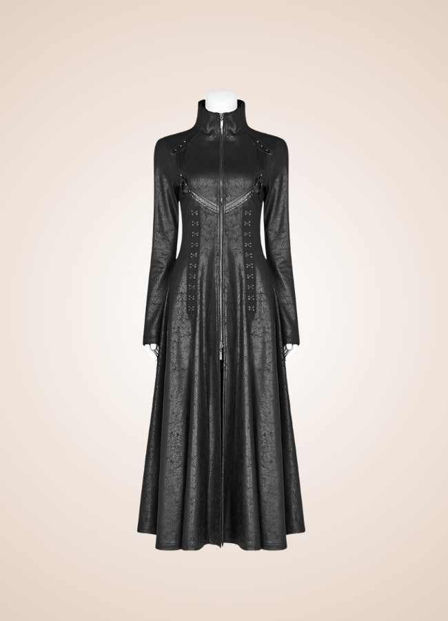 Steampunk Gothic High Collar Coat - Steampunk Australia