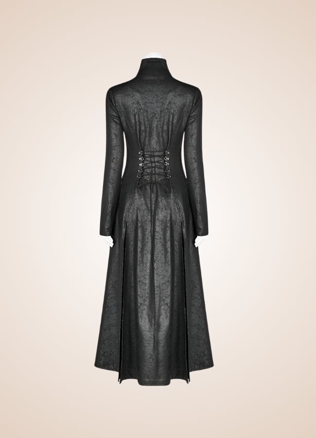 Steampunk Gothic High Collar Coat - Steampunk Australia