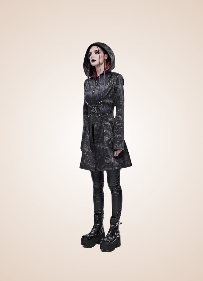Steampunk Gothic Hooded Jacket - Steampunk Australia