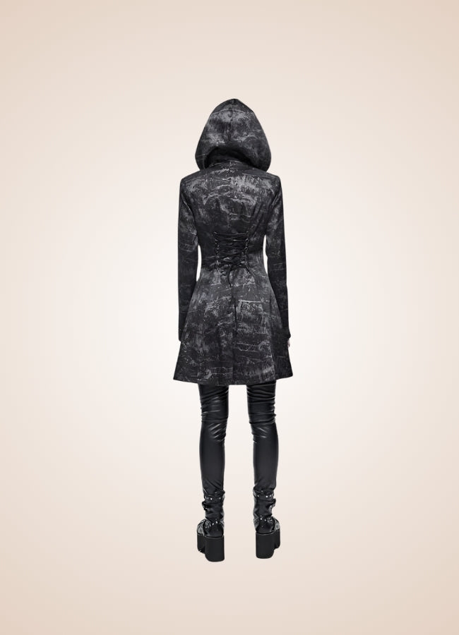 Steampunk Gothic Hooded Jacket - Steampunk Australia