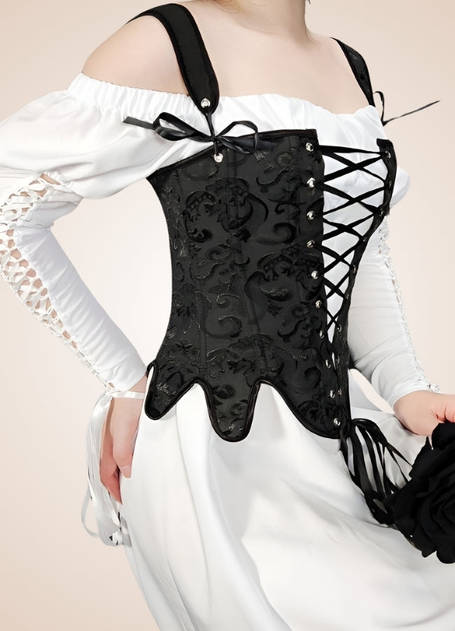 Steampunk Gothic Lace Corset - Steampunk Australia