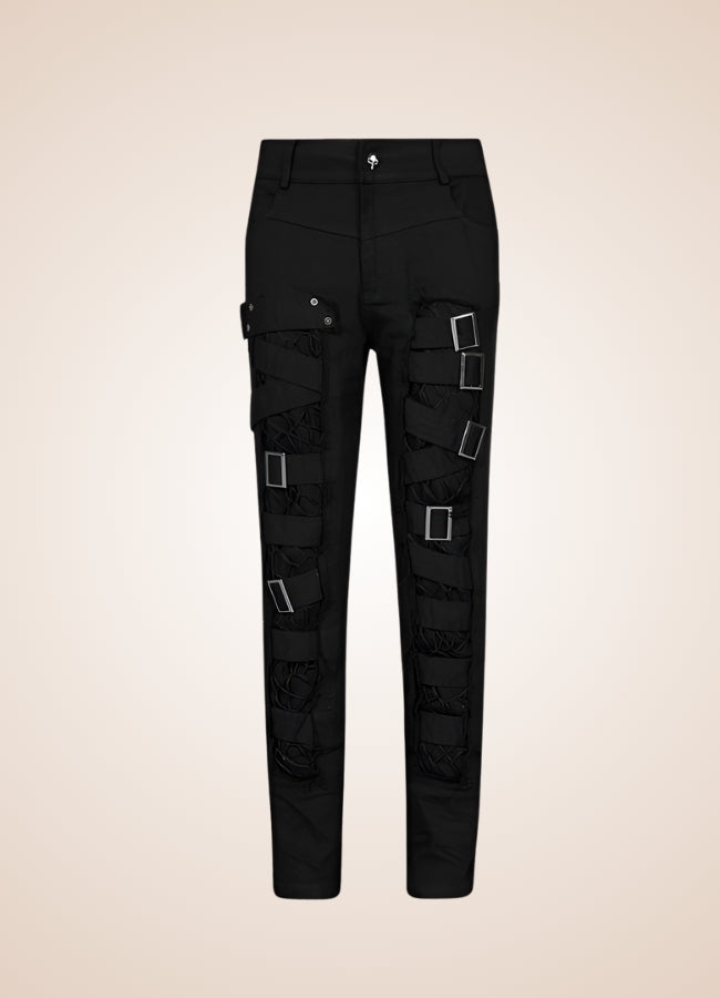 Steampunk Gothic Slim Fit Pants - Steampunk Australia