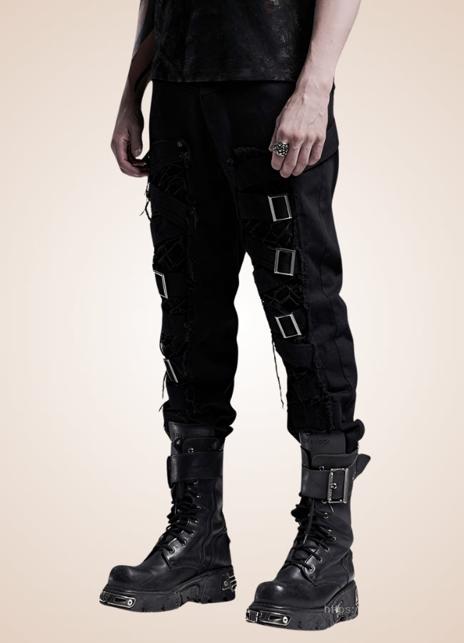 Steampunk Gothic Slim Fit Pants - Steampunk Australia