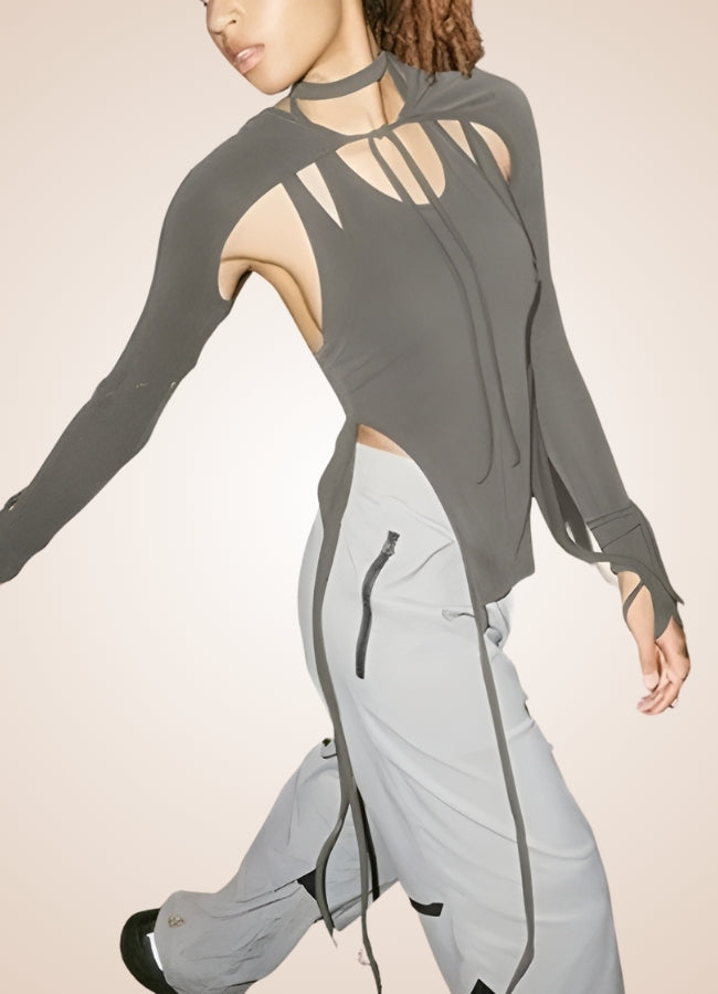 Steampunk Grunge Hooded Shirt - Steampunk Australia