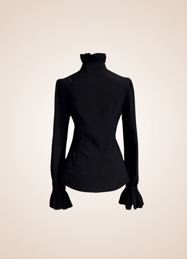 Steampunk High Collar Shirt - Steampunk Australia