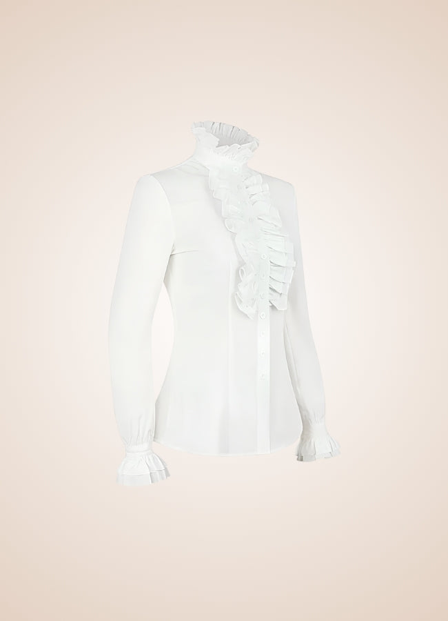 Steampunk High Collar Shirt - Steampunk Australia