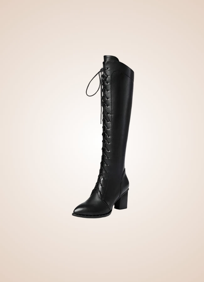 Steampunk High Knee Chunky Boots - Steampunk Australia