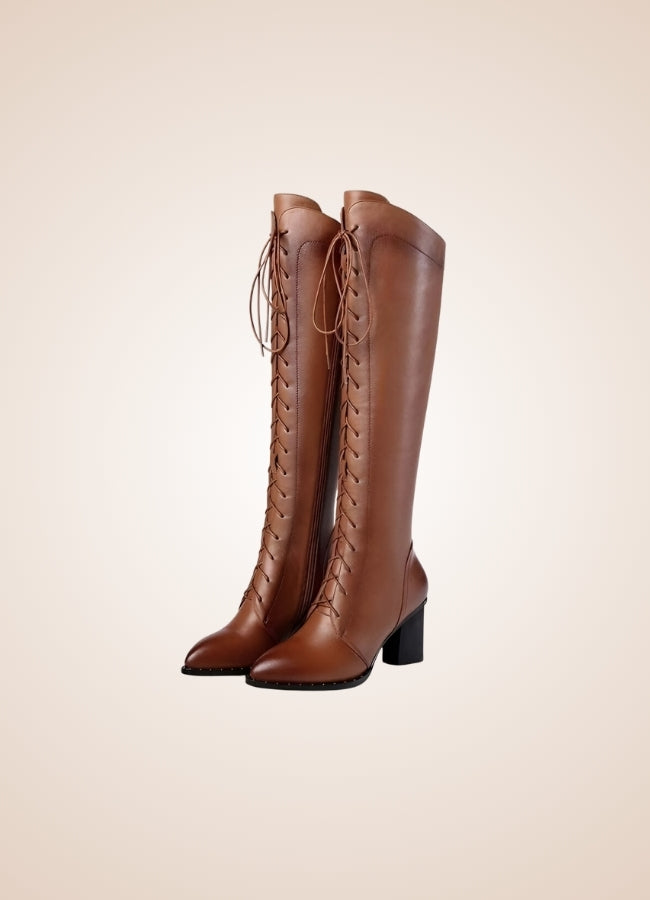 Steampunk High Knee Chunky Boots - Steampunk Australia