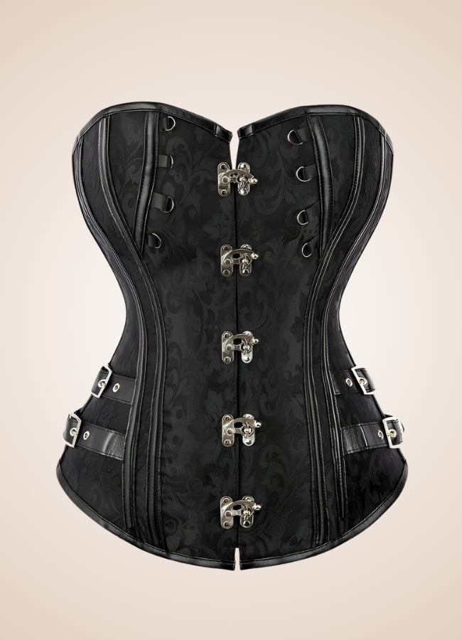 Steampunk Jacquard Corset - Steampunk Australia