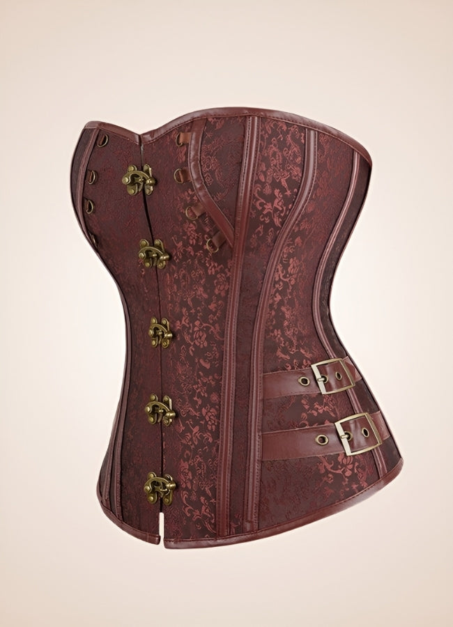 Steampunk Jacquard Corset - Steampunk Australia
