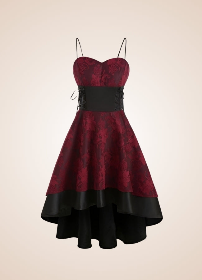 Steampunk Lace Hollow Out Dress - Steampunk Australia