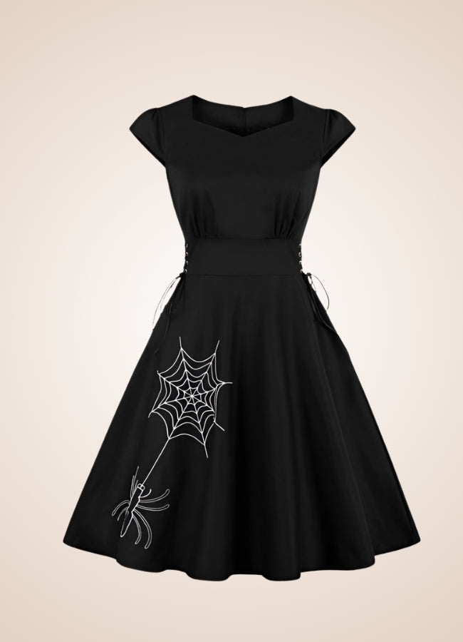 Steampunk Lace Mini Dress - Steampunk Australia