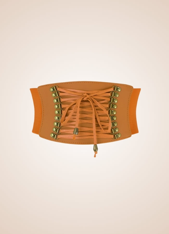 Steampunk Leather Belt Corset - Steampunk Australia