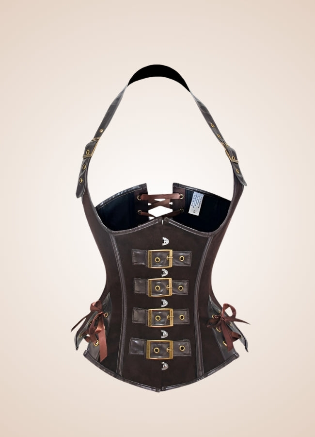 Steampunk Leather Corset - Steampunk Australia
