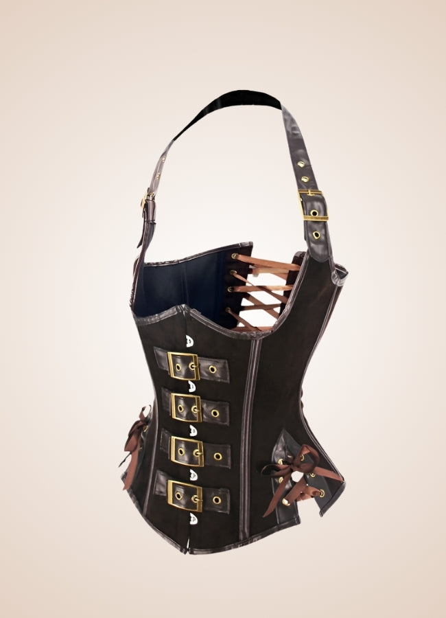 Steampunk Leather Corset - Steampunk Australia