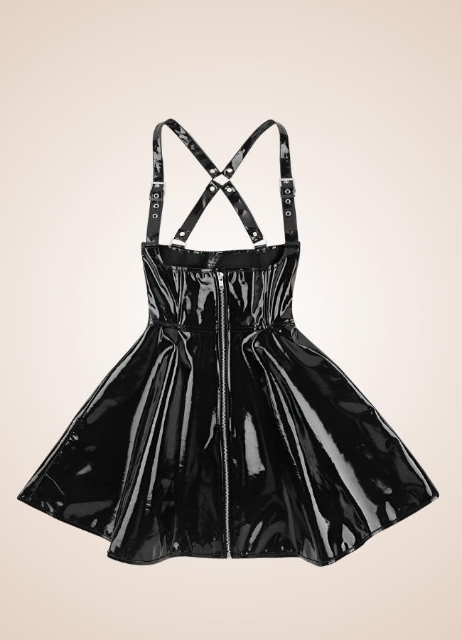 Steampunk Leather Corset Dress - Steampunk Australia