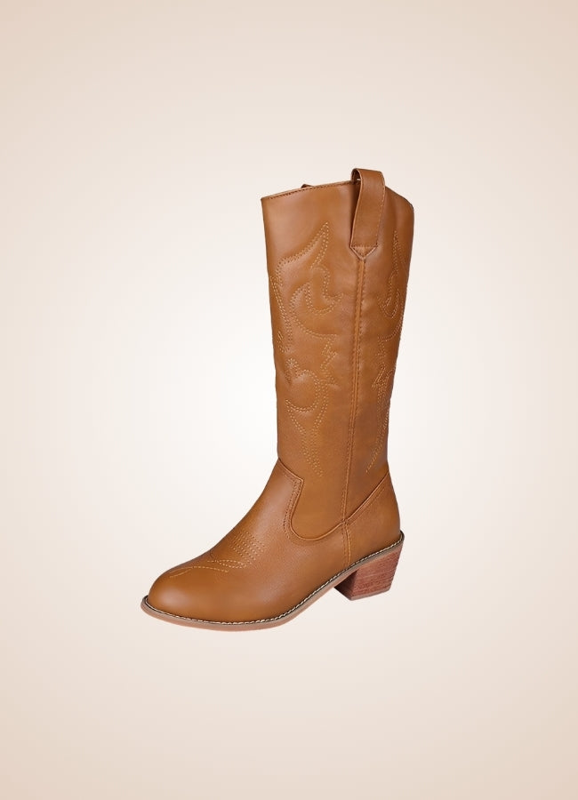 Steampunk Leather Cowboy Boots - Steampunk Australia
