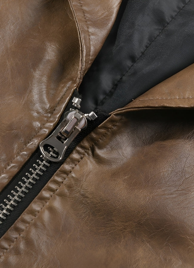 Steampunk Leather Crop Top Jacket - Steampunk Australia