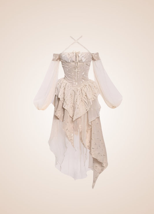 Steampunk Long Sleeve Dress Steampunk - Australia