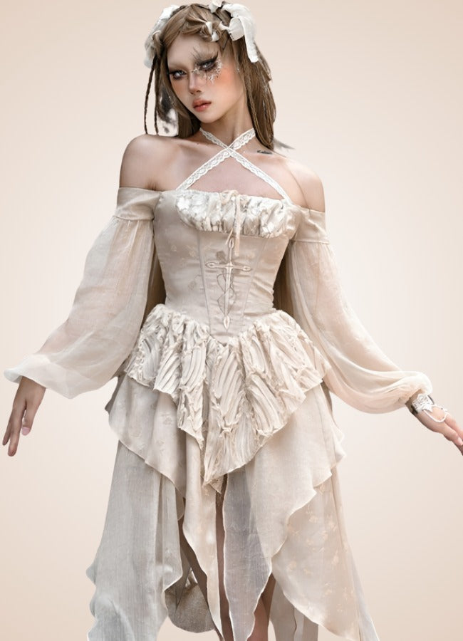 Steampunk Long Sleeve Dress 2 Steampunk - Australia
