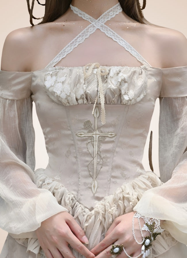 Steampunk Long Sleeve Dress 3 Steampunk - Australia