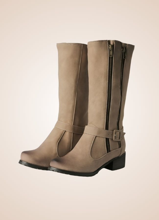 Steampunk Low Block Heel Boots - Steampunk Australia