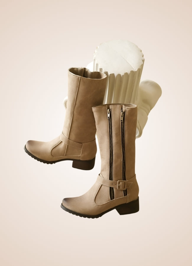 Steampunk Low Block Heel Boots - Steampunk Australia