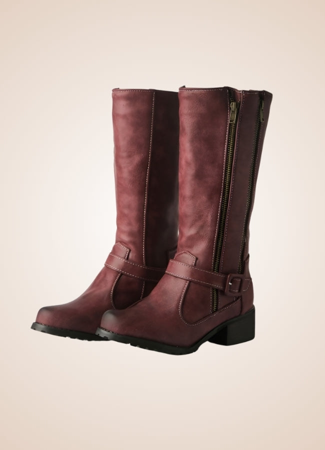 Steampunk Low Block Heel Boots - Steampunk Australia