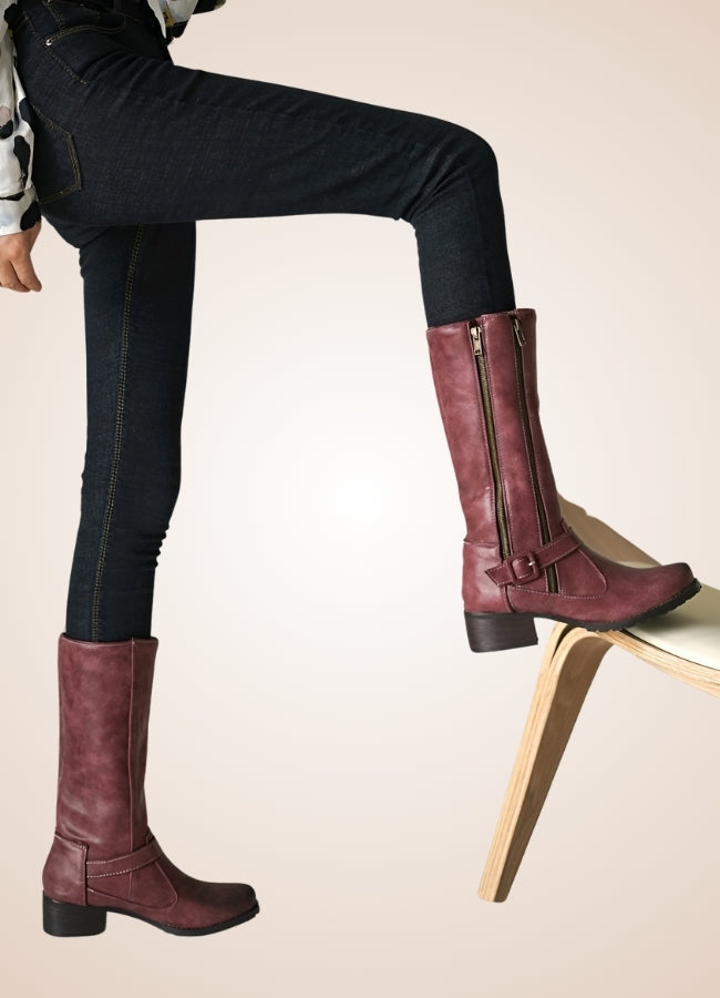 Steampunk Low Block Heel Boots - Steampunk Australia