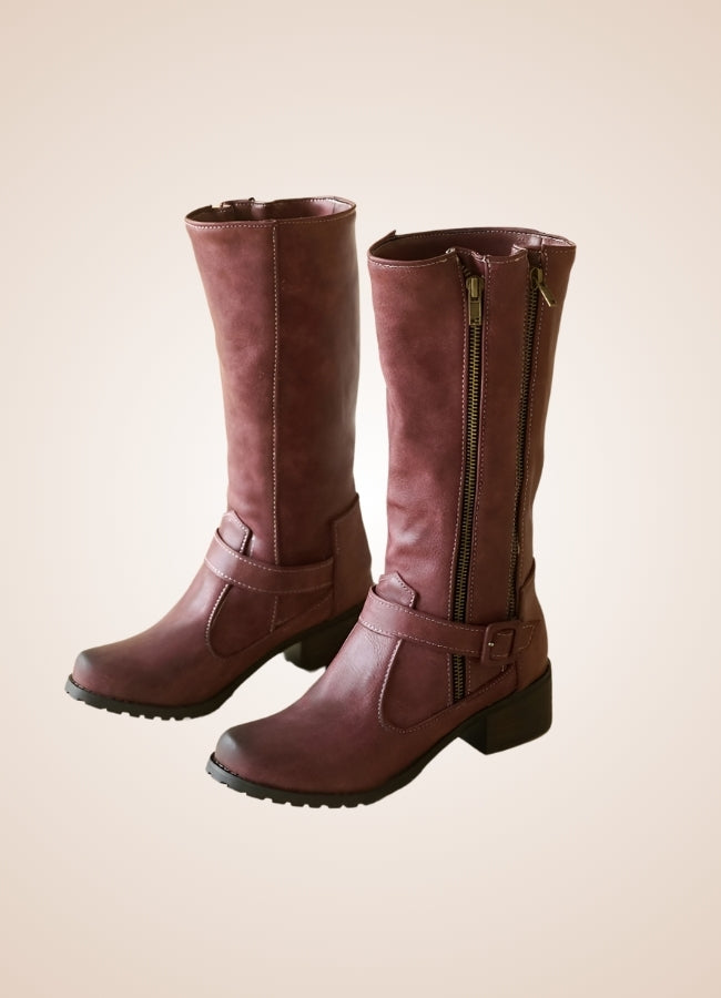 Steampunk Low Block Heel Boots - Steampunk Australia