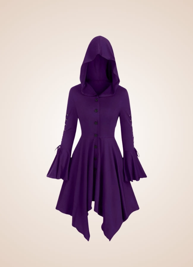 Steampunk Medieval Hooded Dress - Steampunk Australia