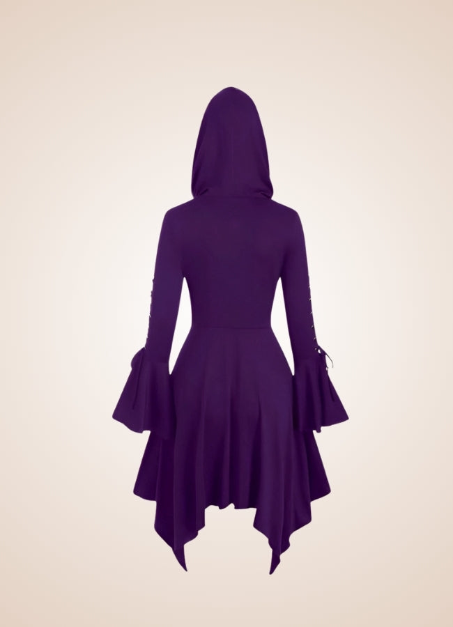 Steampunk Medieval Hooded Dress - Steampunk Australia