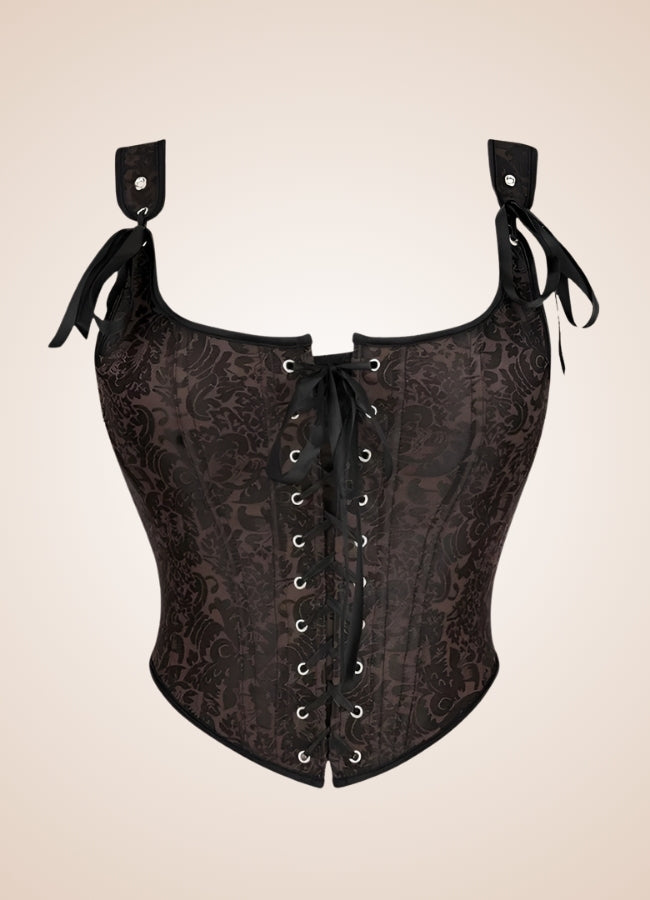 Steampunk Medieval Lace Corset - Steampunk Australia